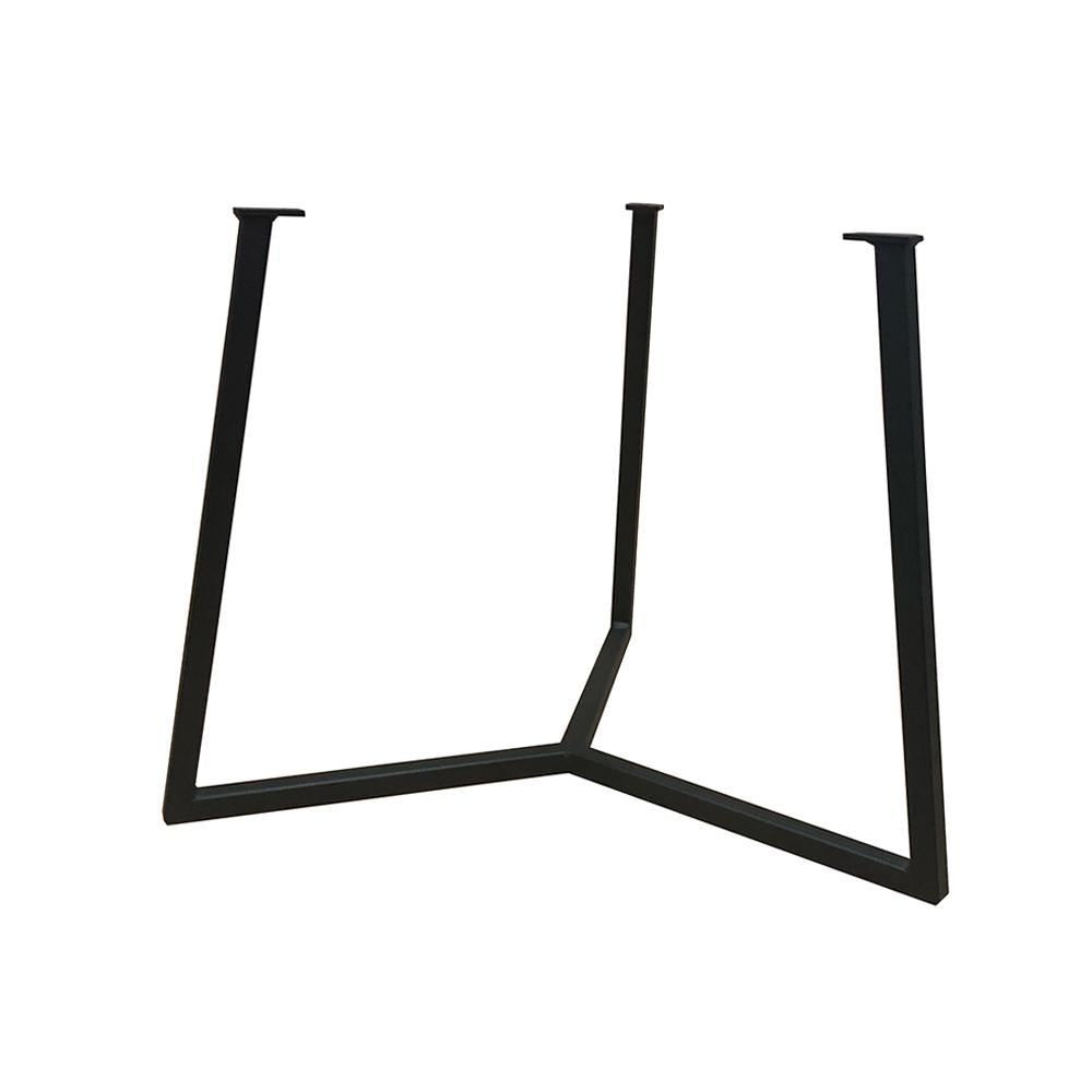 Stalen salononderstel zwart rond ø 55 cm en hoogte 41 cm  (2 x 2 cm)