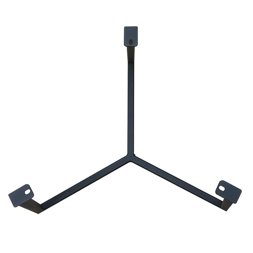 Stalen salononderstel zwart rond ø 55 cm en hoogte 41 cm  (2 x 2 cm)