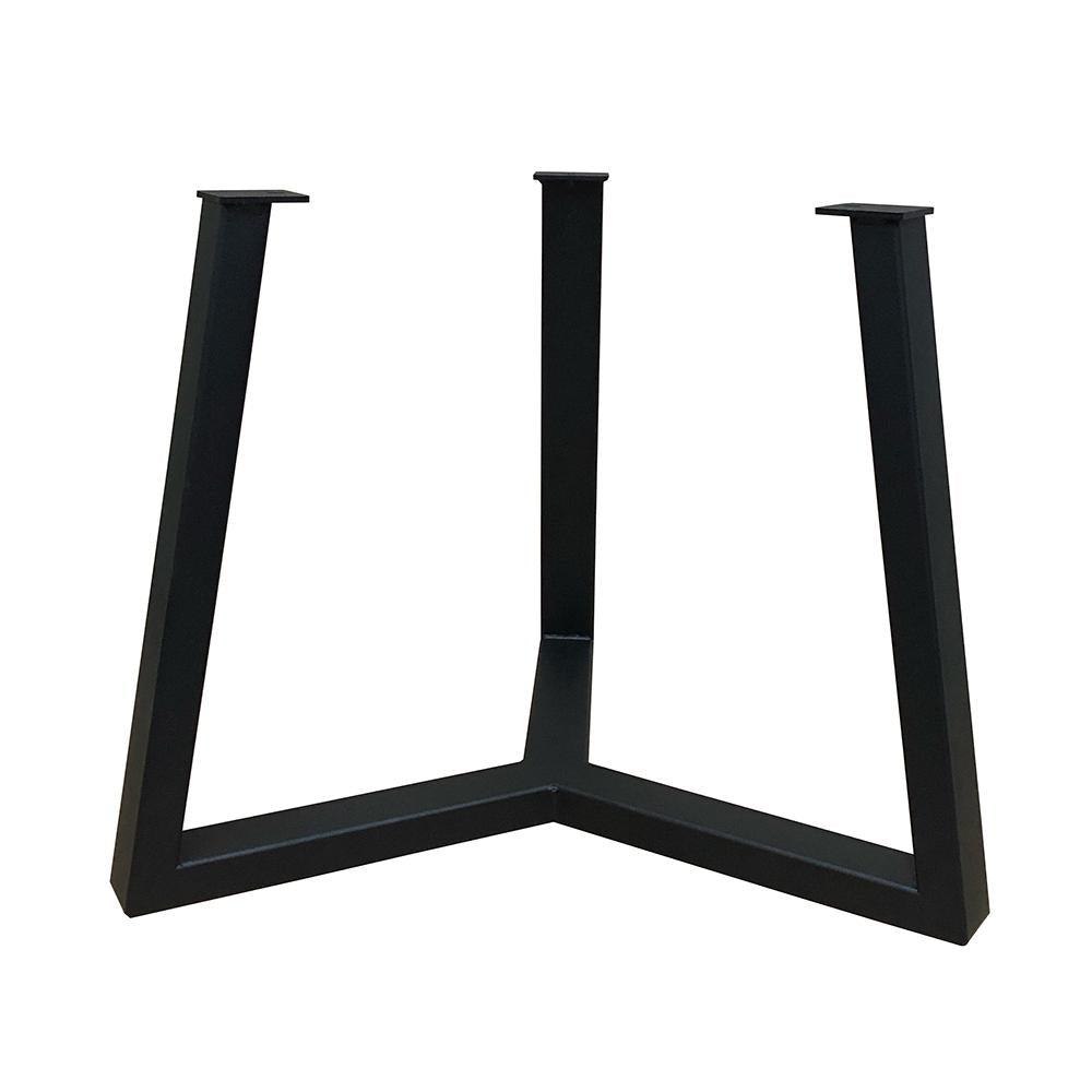 Stalen salononderstel zwart rond ø 62 cm en hoogte 45,5 cm  (5 x 3 cm)