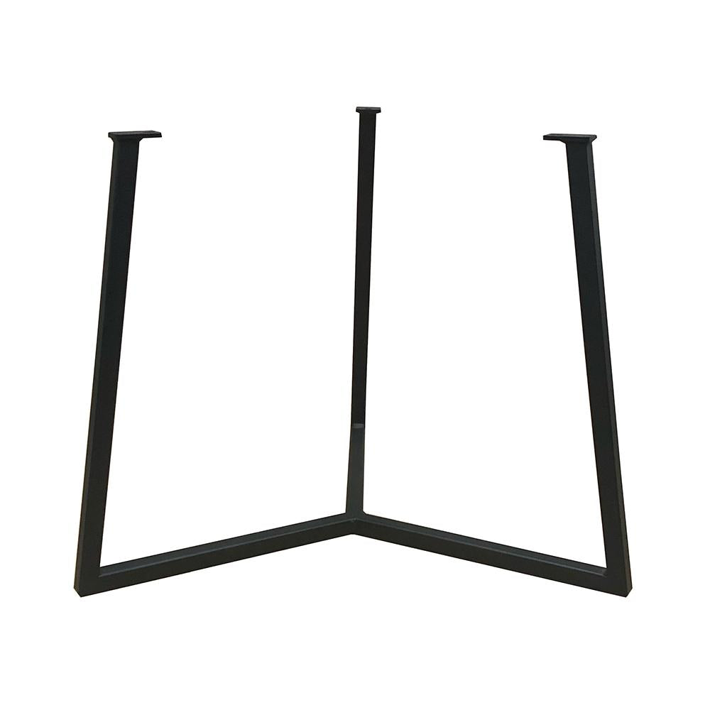Stalen salononderstel zwart rond ø 62 cm en hoogte 46 cm  (2 x 2 cm)