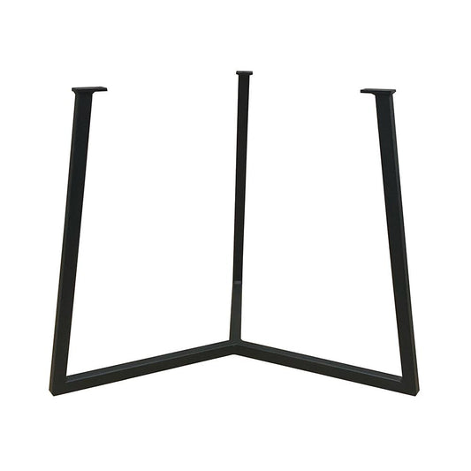 Stalen salononderstel zwart rond ø 62 cm en hoogte 46 cm  (2 x 2 cm)
