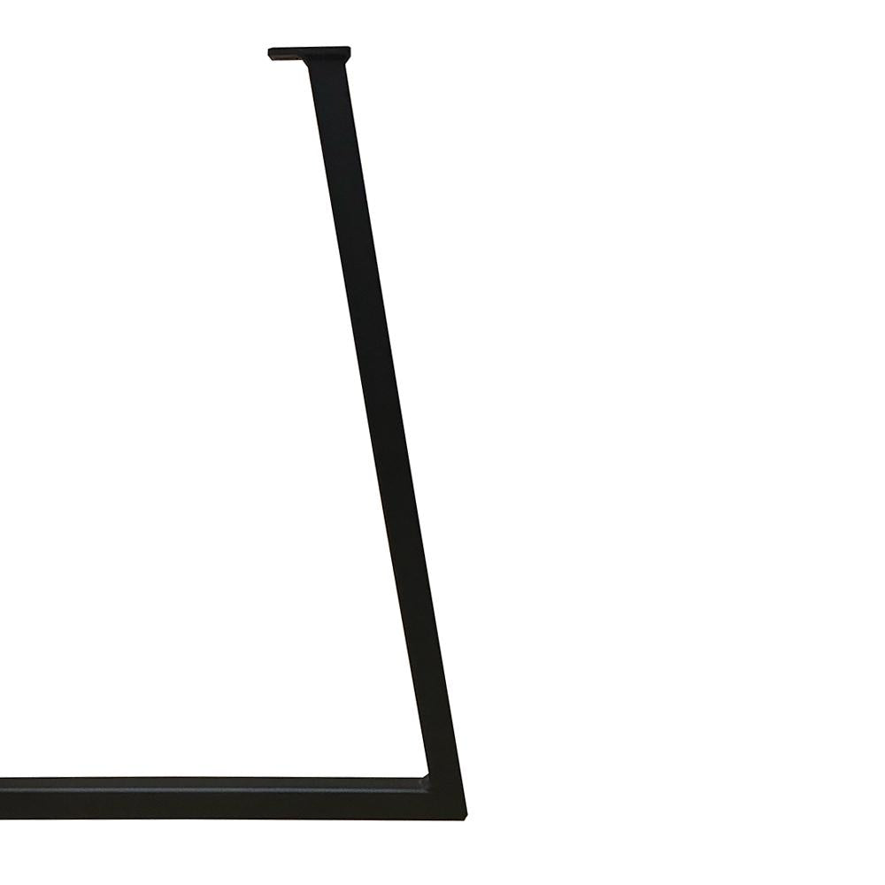 Stalen salononderstel zwart rond ø 62 cm en hoogte 46 cm  (2 x 2 cm)