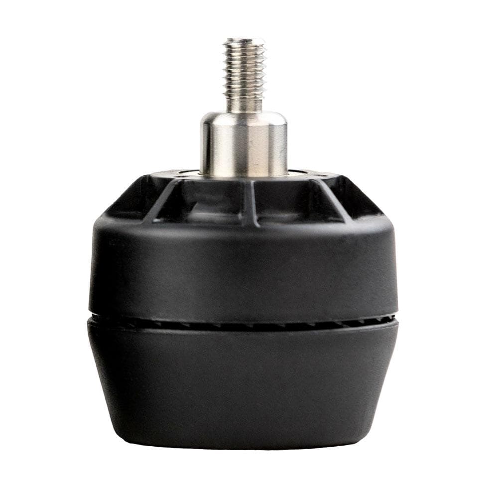 Stelvoet zwart rond Ø 4 cm en hoogte 3,2 cm  van kunststof (M6)  - 4 stuks