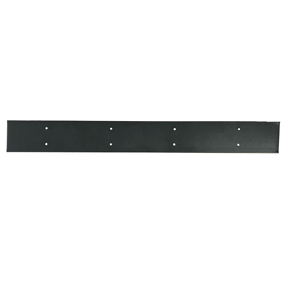 Stalen budget tafelpoot zwart trapezium 74 bij 6 cm en hoogte 72,5 cm  (6 x 2 cm) - 2 stuks