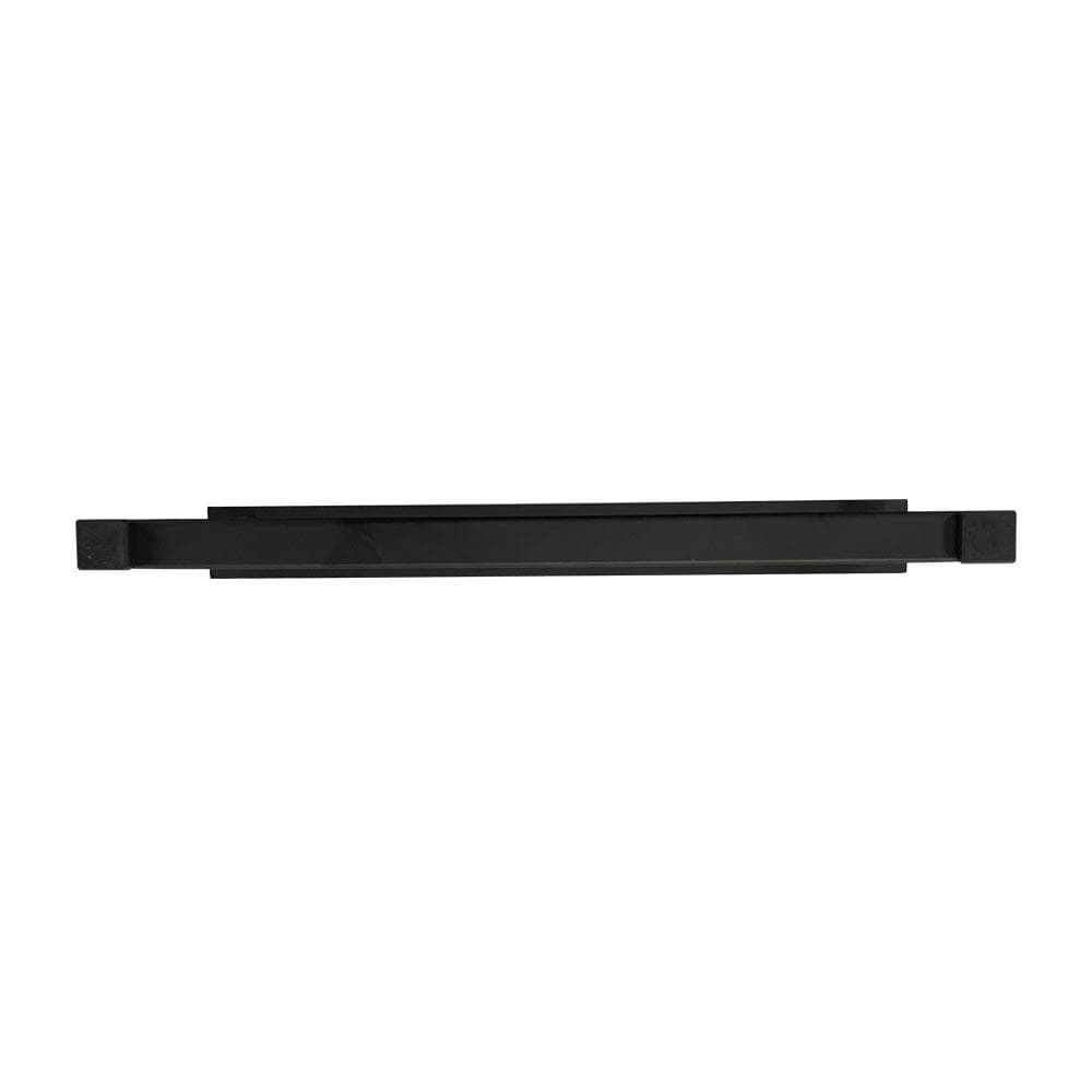 Stalen U kastpoot zwart 38 bij 2 cm en hoogte 15 cm  (2 x 2 cm)