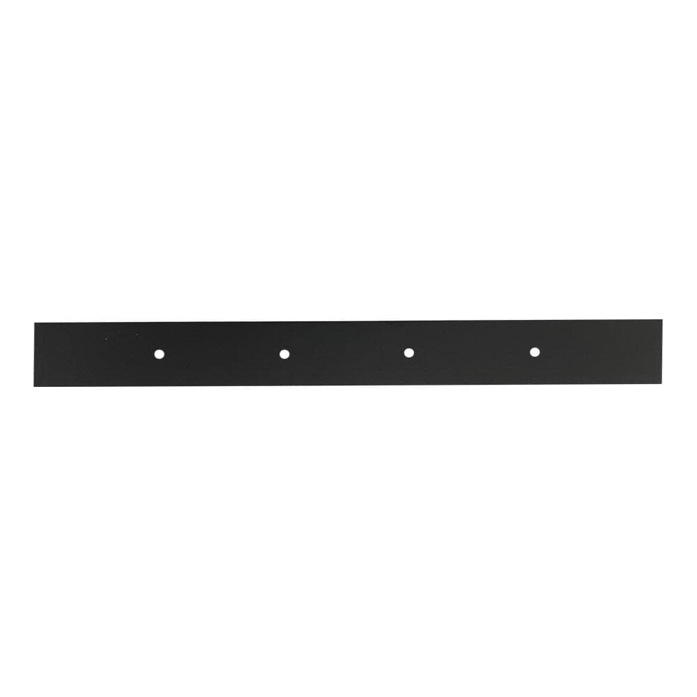 Stalen U kastpoot zwart 38 bij 2 cm en hoogte 15 cm  (2 x 2 cm)