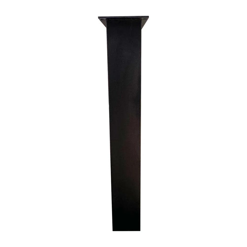 Premium stalen U tafelpoot zwart 75 bij 10 cm en hoogte 72 cm  (5 x 10 cm)