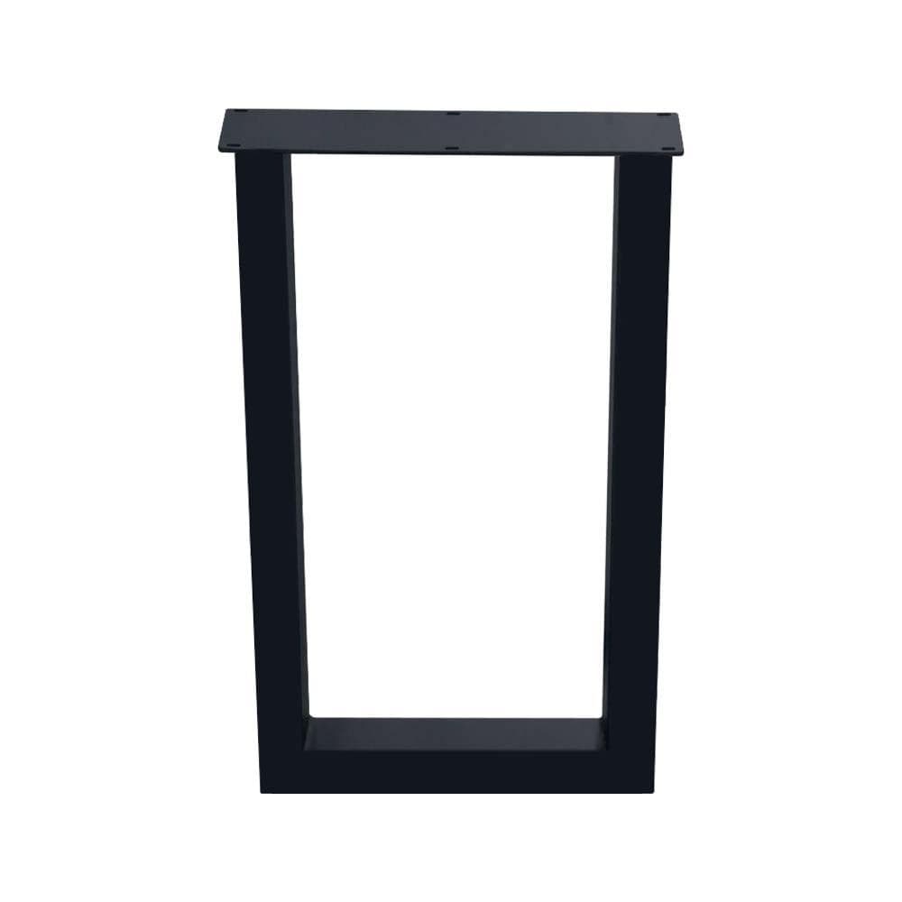 Stalen U tafelpoot 60 bij 8 cm en hoogte 110 cm  (8 x 8 cm)