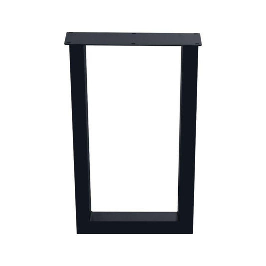 Stalen U tafelpoot 60 bij 8 cm en hoogte 110 cm  (8 x 8 cm)
