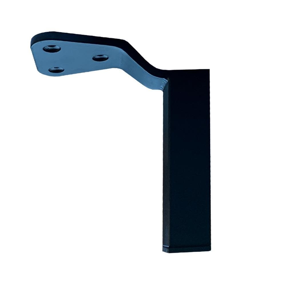 Stalen meubelpoot zwart vierkant 3 bij 3 cm en hoogte 15 cm