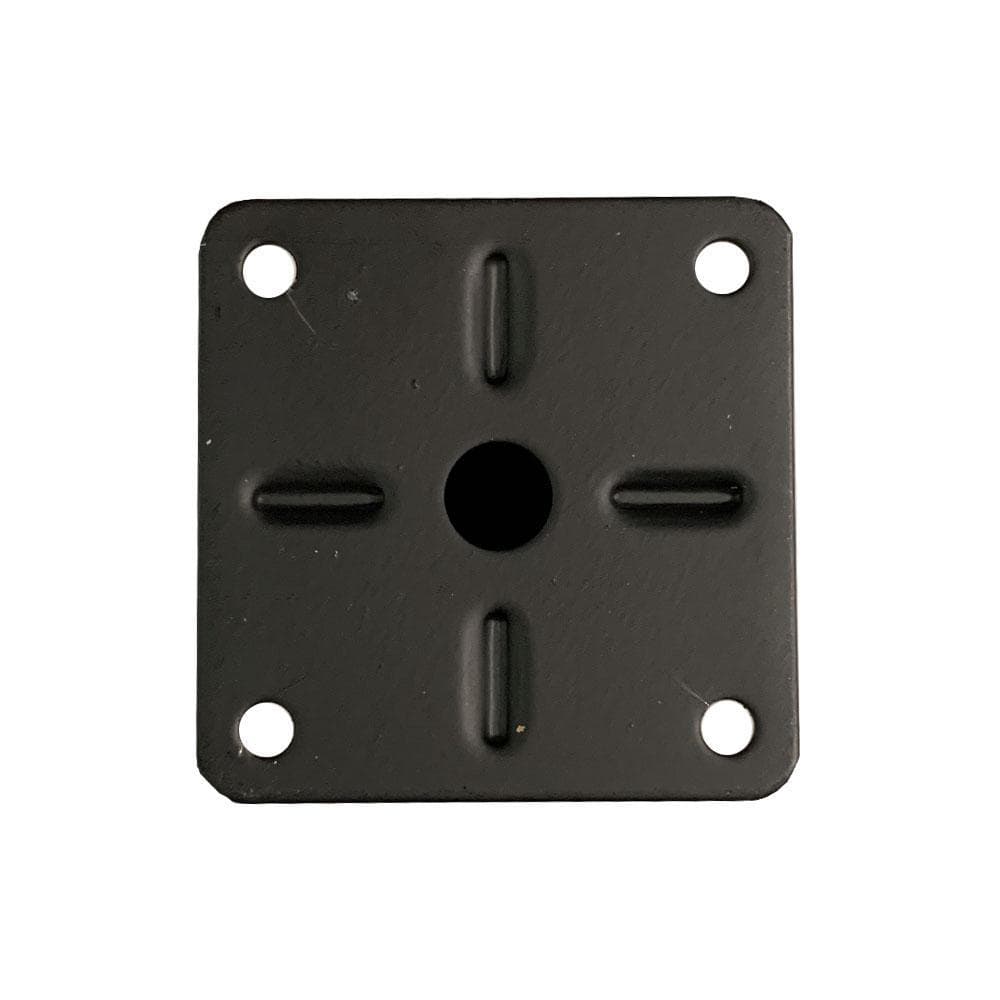 Stalen meubelpoot zwart vierkant 2,5 bij 2,5 cm en hoogte 15 cm  (2,5 x 2,5 cm)