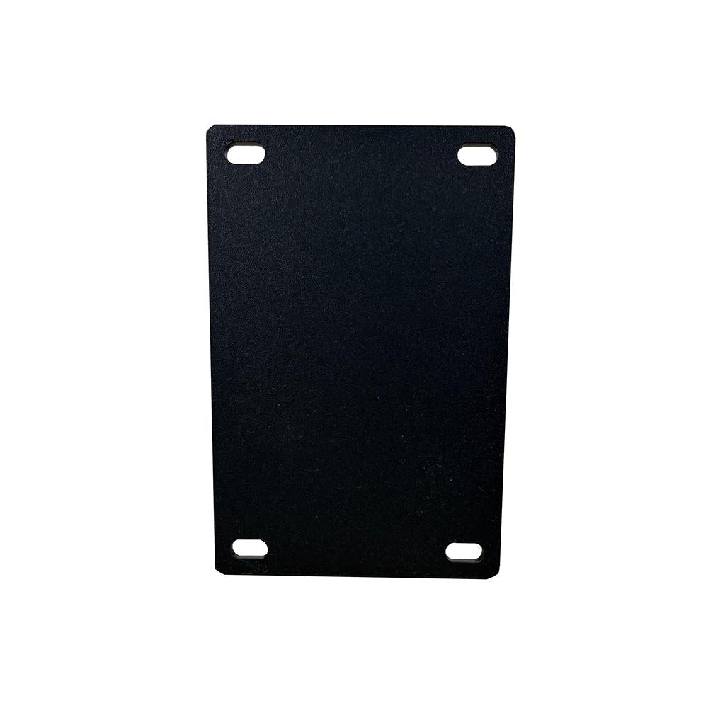 Set stalen rechte tafelpoten zwart vierkant 10 bij 4 cm en hoogte 23,5cm  (10 x 4 cm) - 4 stuks