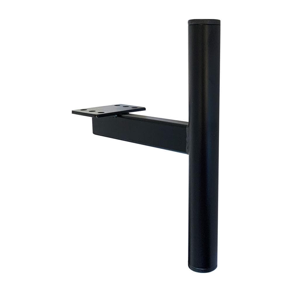 Stalen meubelpoot zwart rond ø 2,5 cm en hoogte 12 cm