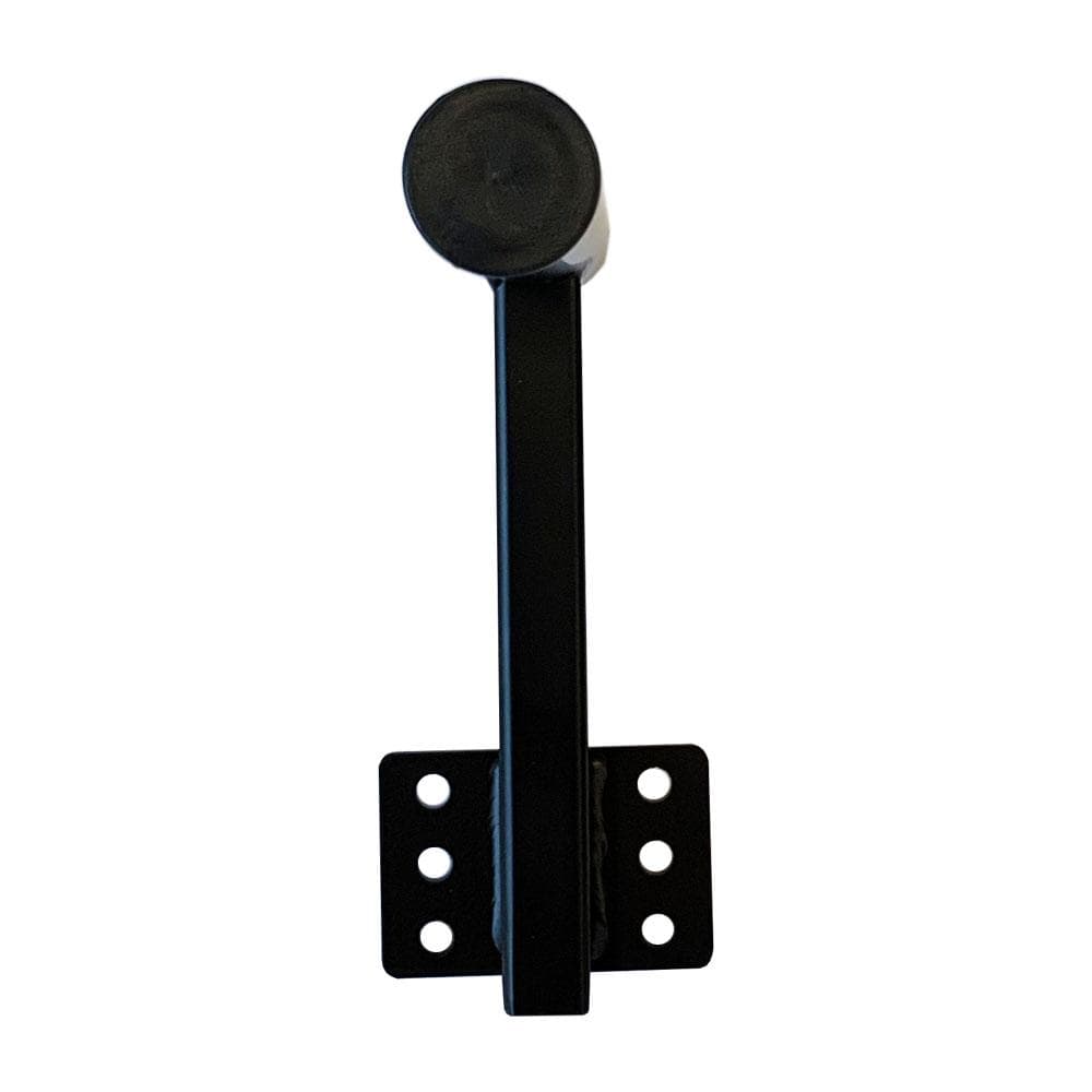 Stalen meubelpoot zwart rond ø 2,5 cm en hoogte 12 cm